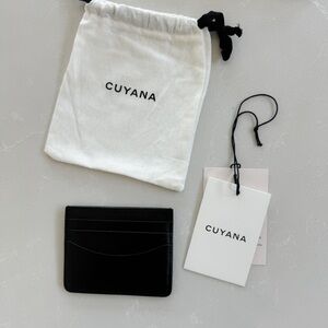 Cuyana black cardholder